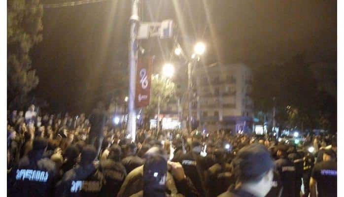 Tiflisdə yenidən aksiya başladı - 11-ci gün
