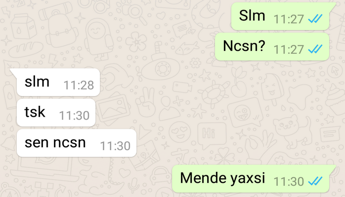 Qısa müraciət formaları dilimizə tətbiq oluna bilərmi? - "cb.", "xm", "slm", "tşk"