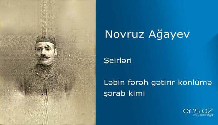 Novruz Ağayev - Ləbin fərəh gətirir könlümə şərab kimi