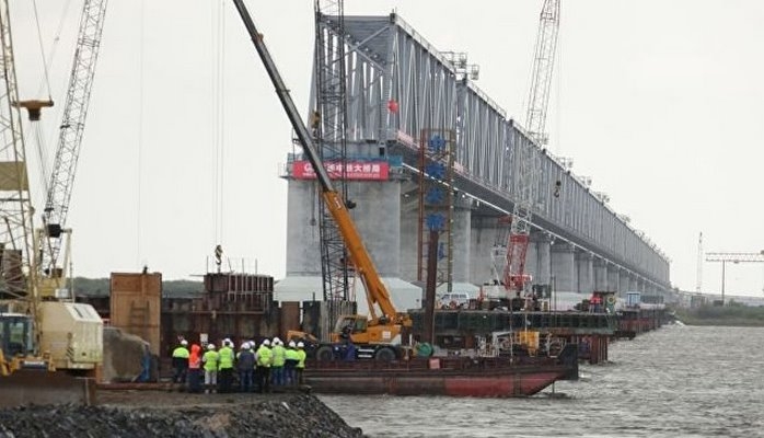 Китай завершил строительство своей части железнодорожного моста через Амур