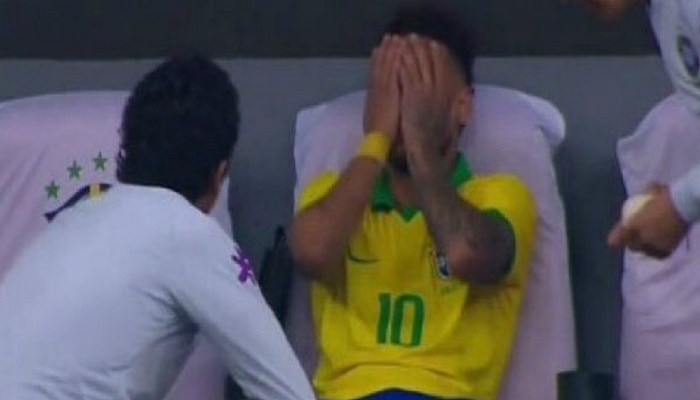 Neymar zədələndi, göz yaşı tökdü