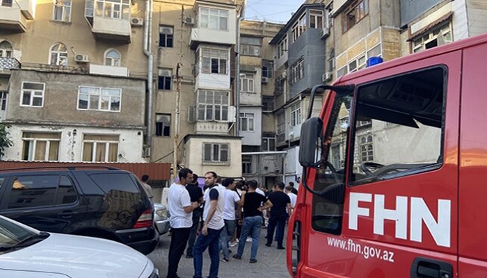 Abşeronda baş verən yanğında bir nəfər xəstəxanaya yertləşdirilib