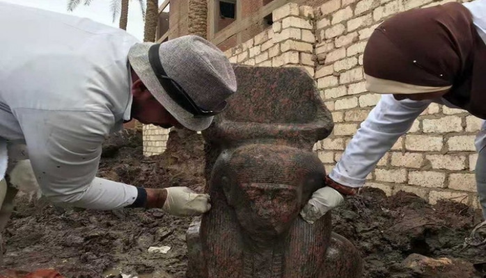 В Египте обнаружена необычная статуя фараона Рамзеса II