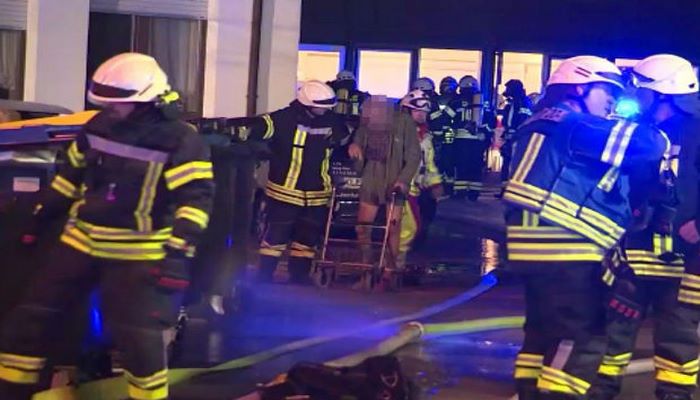 Almaniyada qocalar evində güclü yanğın: Dörd nəfər ölüb, onlarla insan xəsarət alıb - VİDEO