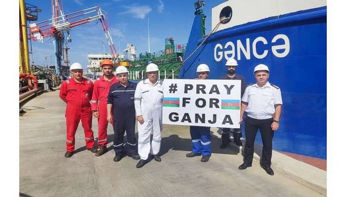 ASCO-nun “Gəncə” tankeri Hayfa limanından erməni terroruna etiraz edib