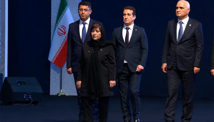 Azərbaycan nümayəndə heyəti Əli Xameneinin vida mərasimində iştirak edib
