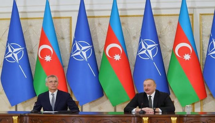 Azərbaycan Prezidenti və NATO baş katibi mətbuata bəyanatla çıxış ediblər