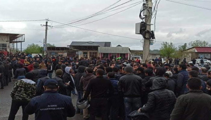 Marneulidə karantin rejiminin ləğvi tələbi ilə etiraz aksiyası keçirilib