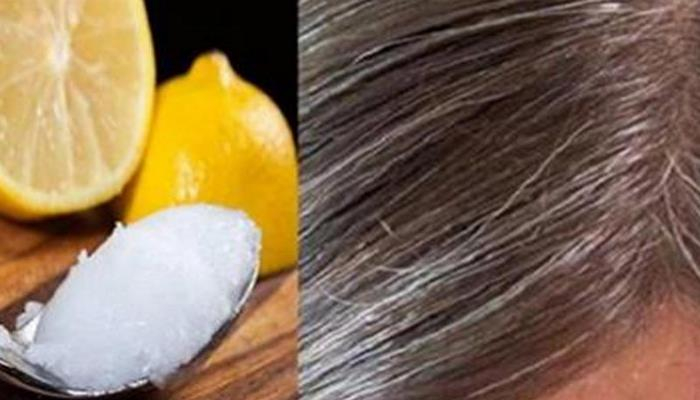Смесь кокосового масла и лимона: Седые волосы обретут свой натуральный цвет