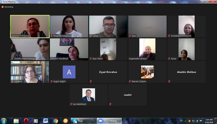 Elm Tarixi İnstitutu görkəmli ədib Əbdürrəhim bəy Haqverdiyevin anadan olmasının 150 illiyinə həsr olunan onlayn elmi konfrans keçirib