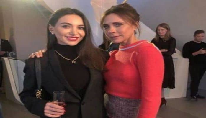 Азербайджанская ведущая встретилась с Викторией Бэкхэм