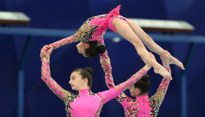 Akrobatika və aerobika gimnastikası üzrə Azərbaycan çempionatlarının qalibləri müəyyənləşib