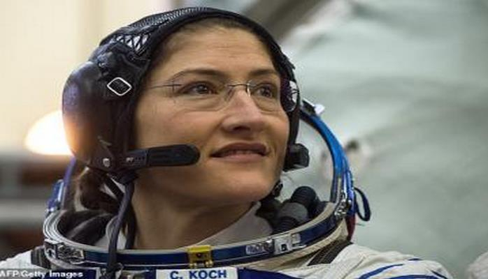 Astronavt Kristina Kuk tək başına ən uzun müddət kosmos uçuşu edən qadın olacaq