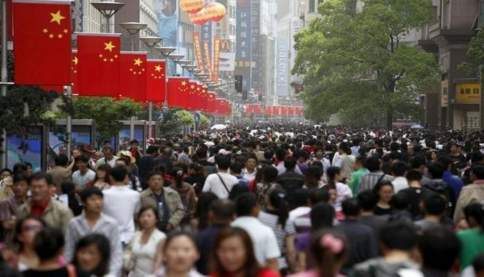 Население Китая увеличилось
