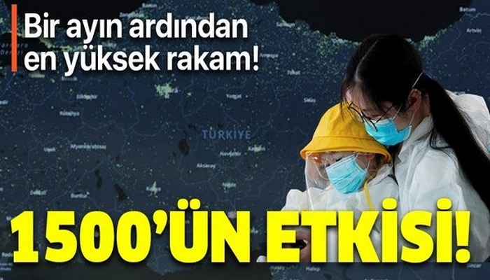 Türkiye'de bir ay sonra korkutan rakam! 1500 vakanın etkisi...