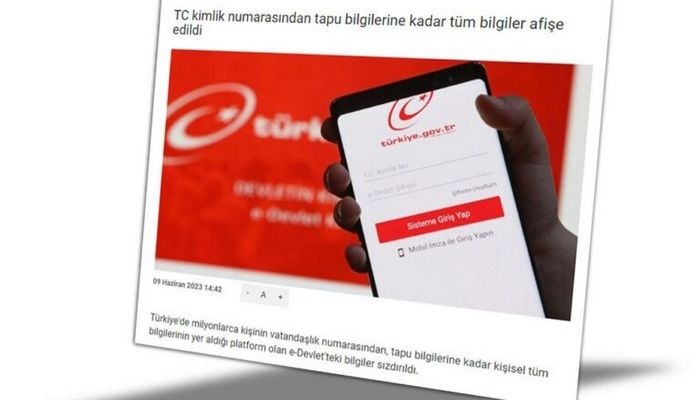 "Bütün Türkiyə vətəndaşlarının şəxsi məlumatları internetə sızdı"