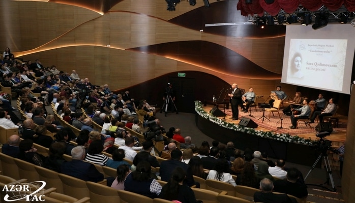 Məşhur xanəndə Sara Qədimovanın xatirəsi anılıb