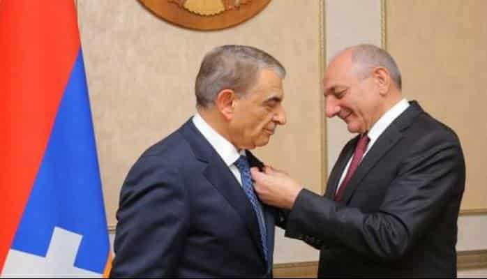 Ermənistanın parlament sədri Yeni ildə Azərbaycanda orden aldı