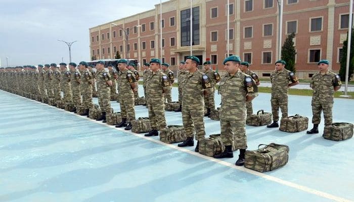 Группа азербайджанских миротворцев отправлена в Афганистан