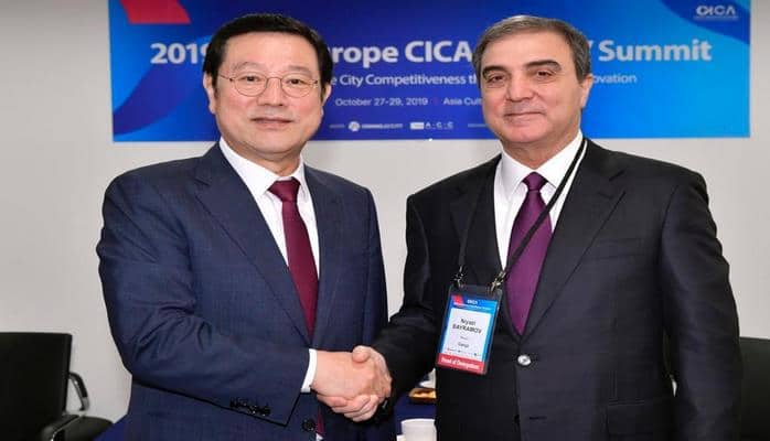 Niyazi Bayramov “2019 - CICA  şəhər merlərərinin Zirvə Toplantısı”nda iştirak edir