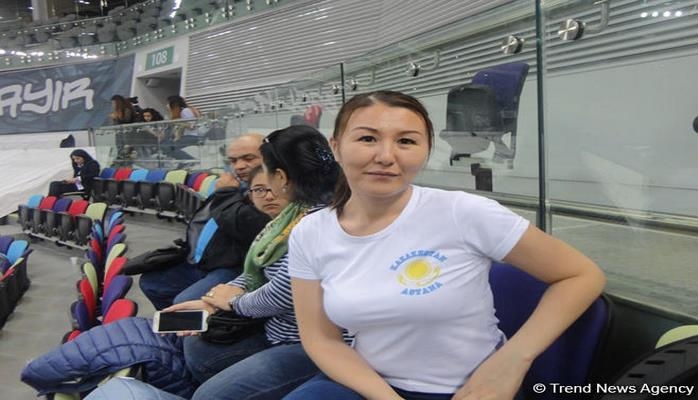Организация Чемпионата Азербайджана по аэробной гимнастике впечатляет - зрительница из Казахстана