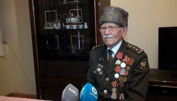 100 yaşlı gəncəli veteran