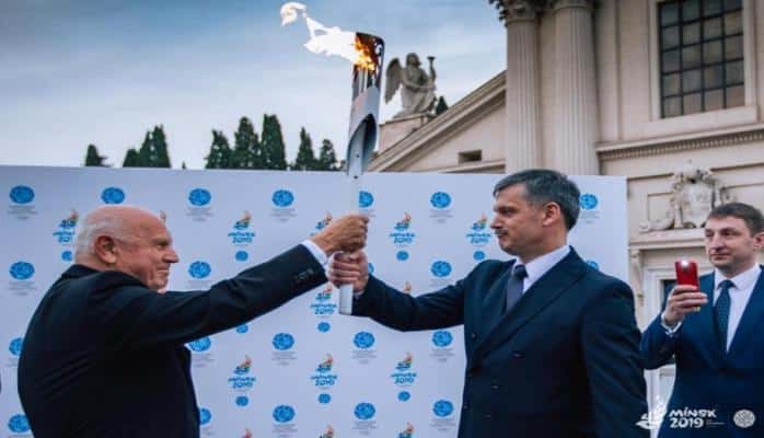 Romada ikinci Avropa Oyunlarının “Sülh məşəli” estafeti start götürüb