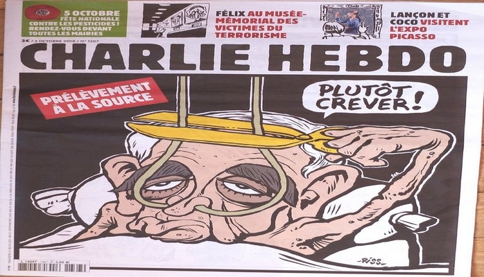 Французский журнал опубликовал карикатуру на Шарля Азнавура