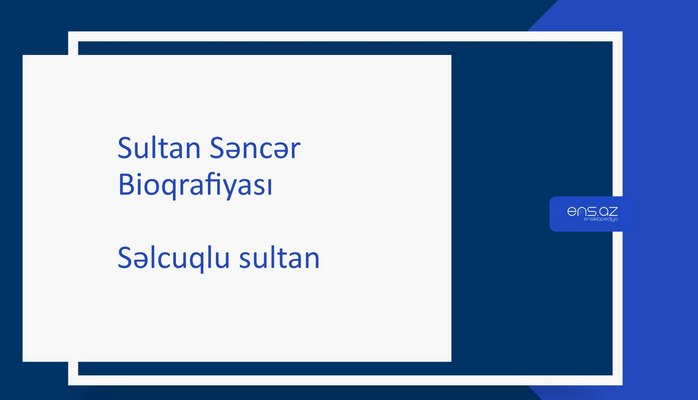 Sultan Səncər