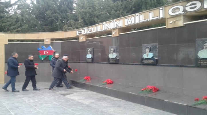 Horadiz məscidində şəhidlərin ruhuna dualar oxunub