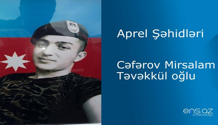 Mirsalam Cəfərov Təvəkkül oğlu