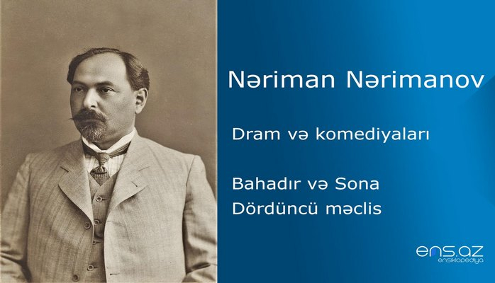 Nəriman Nərimanov - Bahadır və Sona/Dördüncü məclis