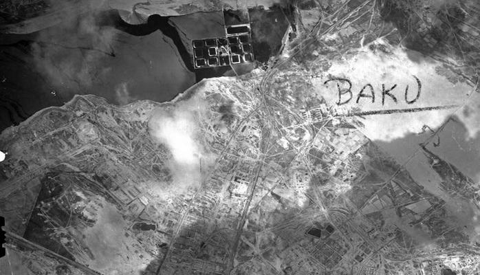 Немецкая аэрофотосъемка Баку в 1942-1943 годах (ФОТО)