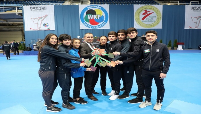 Azərbaycan karateçiləri Avropa çempionatında 8 medal qazandı