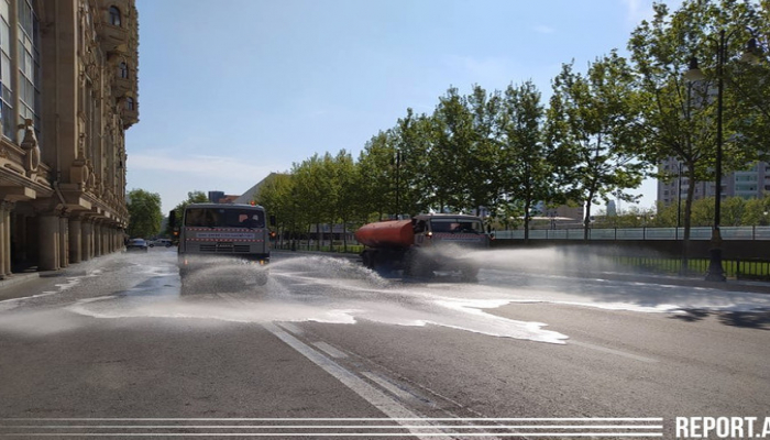 Завтра в Баку проведут усиленные дезинфекционные работы