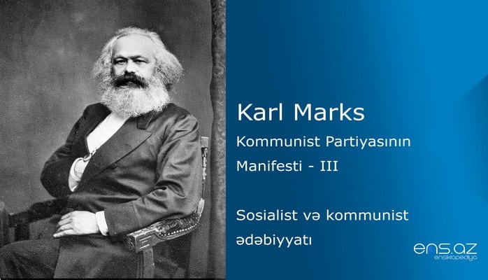 Karl Marks - Kommunist Partiyasının Manifesti - III hissə