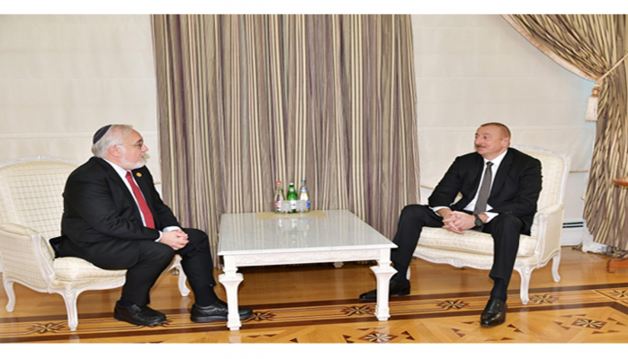 Президент Ильхам Алиев: Мы надеемся, что еврейские общины в мире присоединятся к нам и заставят правительство Армении снести памятник Гарегину Тер-Арутюняну