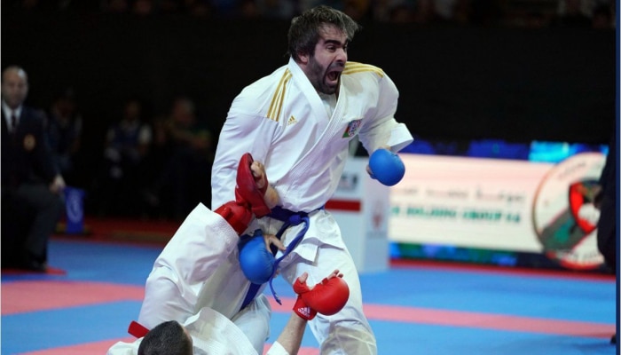 Rafael Ağayev Karate 1 Premyer Liqa turnirinin qızıl medalını qazanıb