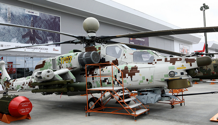 “Army-2018” hərbi forumunda Mi-28N helikopteri təqdim edilib