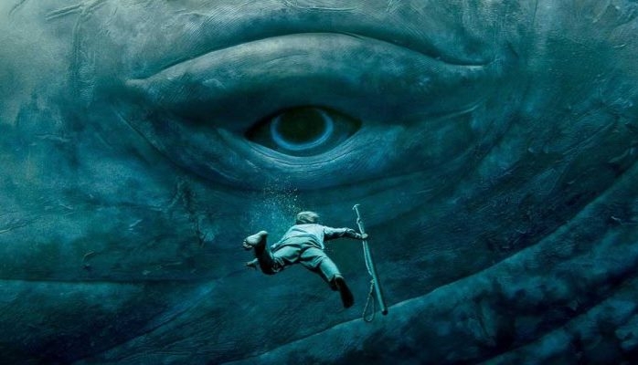 Kiçik bir uşaq bir mavi balinanın damarlarında üzə bilər