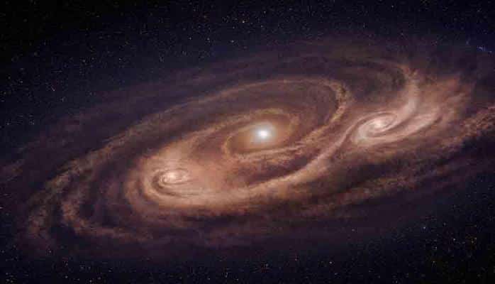 Özünü yeyən və yaradan qalaktika aşkarlandı