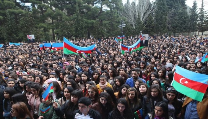 Mitinq başladı  - Canlı yayım