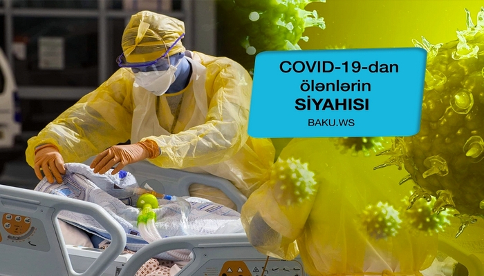 Azərbaycanda koronavirusdan vəfat edən şəxslər - SİYAHI