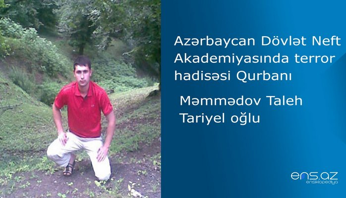 Azərbaycan Dövlət Neft Akademiyasında terror hadisəsi qurbanı - Taleh Məmmədov Tariyel oğlu