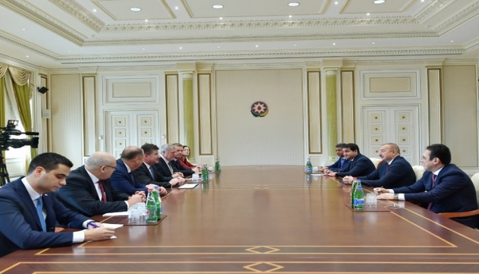 Prezident İlham Əliyev Slovakiyanın Xarici və Avropa nazirini qəbul edib