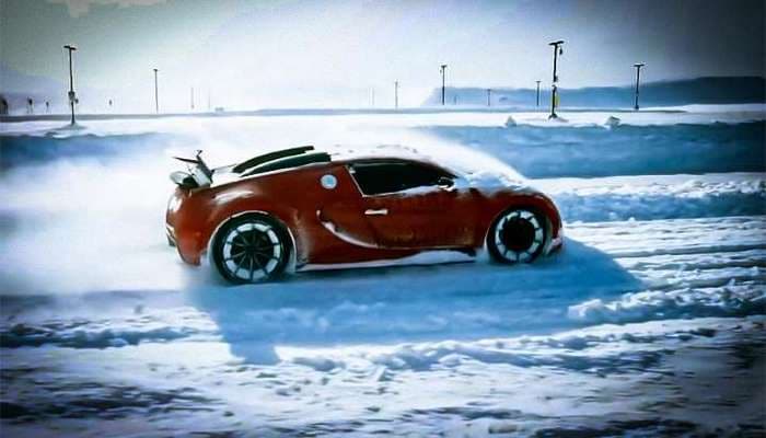 Qarda drift üçün ən yaxşı hansıdır? Bugatti Veyron ya Lamborghini Aventador?