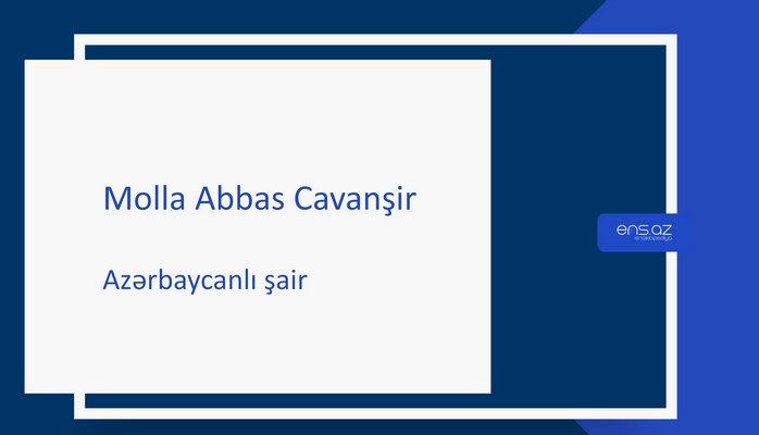 Molla Abbas Cavanşir