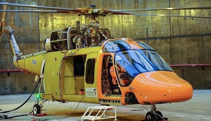 Испытания первого турецкого вертолета