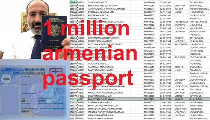 Ermənilərin 1 milyon pasport məlumatları ələ keçirildi