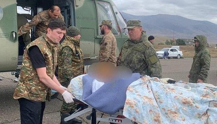 Ermənistana daşınan yaralıların sayı açıqlandı